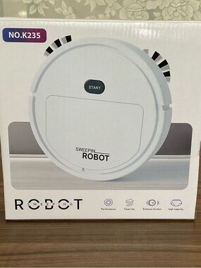 Smart Sweeping Robot Vacuum. 3-in-1 cleaning solution designed for hard floors.